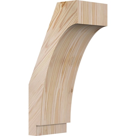 Ekena Millwork 5 1/2"W x 8"D x 16"H Imperial Smooth Knee Brace, Douglas Fir BRC06X08X16IMP00SDF